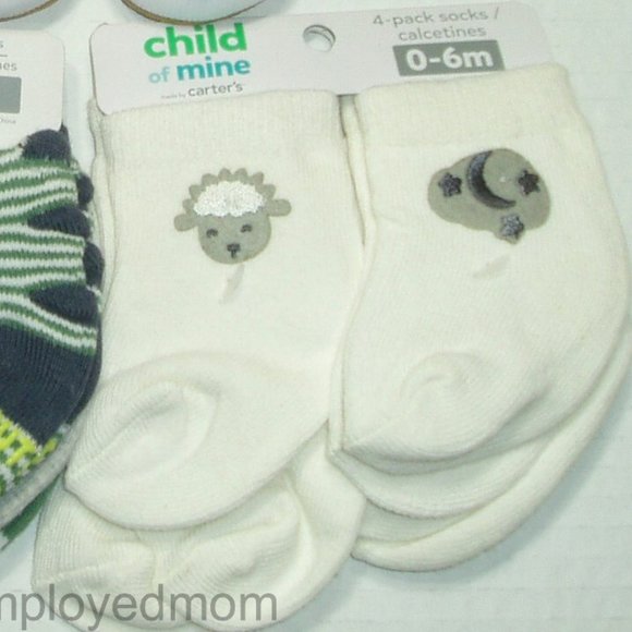 Baby Boys Socks Shoes Dinosaur 11 Items Lot Mighty Cute a Saurus NB - Picture 3 of 8